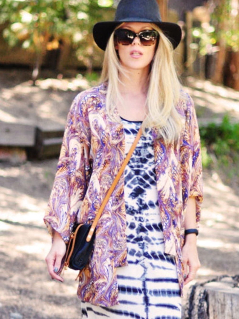 Winter Kate by Nicole Richie Silk Kimono Boho Paisley Jacket Cardigan Robe M - Picture 7 of 13